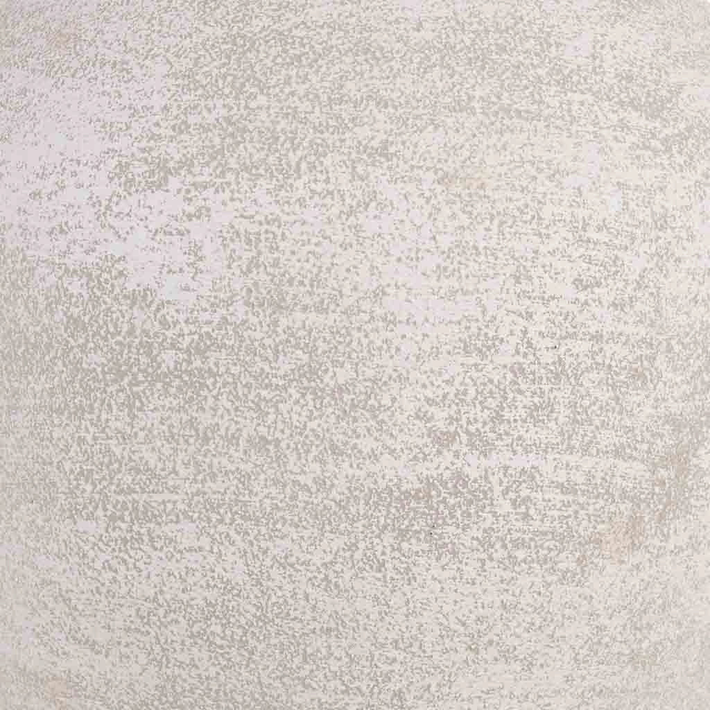Vaso in metallo grigio 35,5x35,5x38h cm