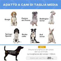 CUCCIA LETTINO PER CANI RIALZATO PIEGHEVOLE PER INTERNO ED ESTERNO IN METALLO E TESSUTO OXFORD, 76X61X18 CM, BLU