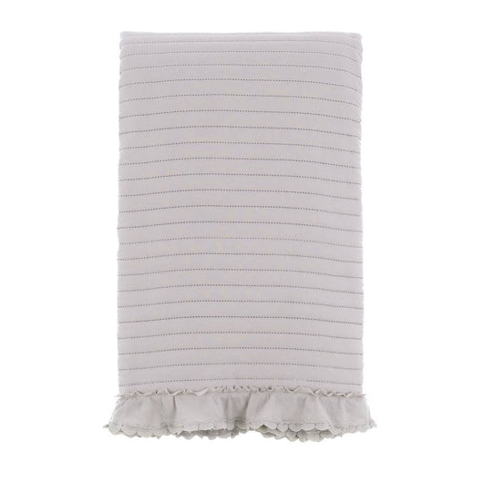 Trapunta 1 Piazza con Gale in Pizzo a Cuori Shabby Chic Blanc Mariclò