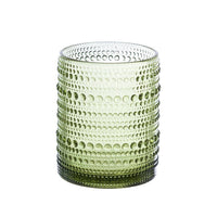 Bicchiere Verde Shabby Chic Texture a Bolle Set 6 Pz Blanc Mariclò