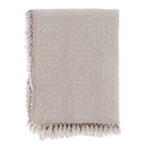 Trapunta 1 Piazza e Mezza Shabby Chic Nappe Collection Blanc Mariclò