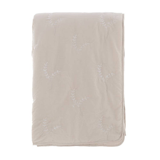 Trapunta Matrimoniale con Ricamo Provenzale Le Moisson Blanc Mariclò Colore: Beige