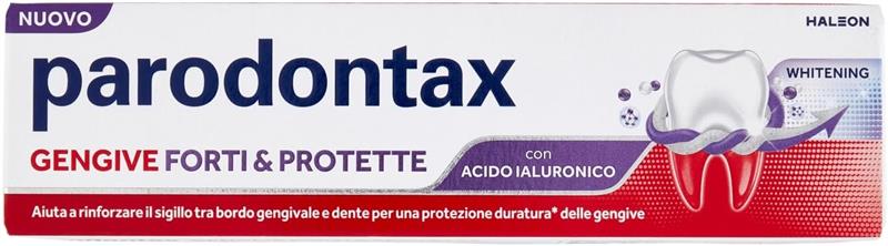 PARADONTAX DENTIFRICIO PER GENGIVE FORTI E PROTETTE CON ACIDO IALURONICO PER UNA PROTEZIONE DURATURA 75 ML