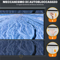 SCHERMO PER PROIETTORE 120" FORMATO 1:1 ANGOLO DI 160° E MONTAGGIO A SOFFITTO O PARETE