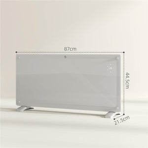 RISCALDATORE A CONVEZIONE 2000W A TEMPERATURA REGOLABILE CON TELECOMANDO E TIMER 87X21.5X44.5 CM BIANCO