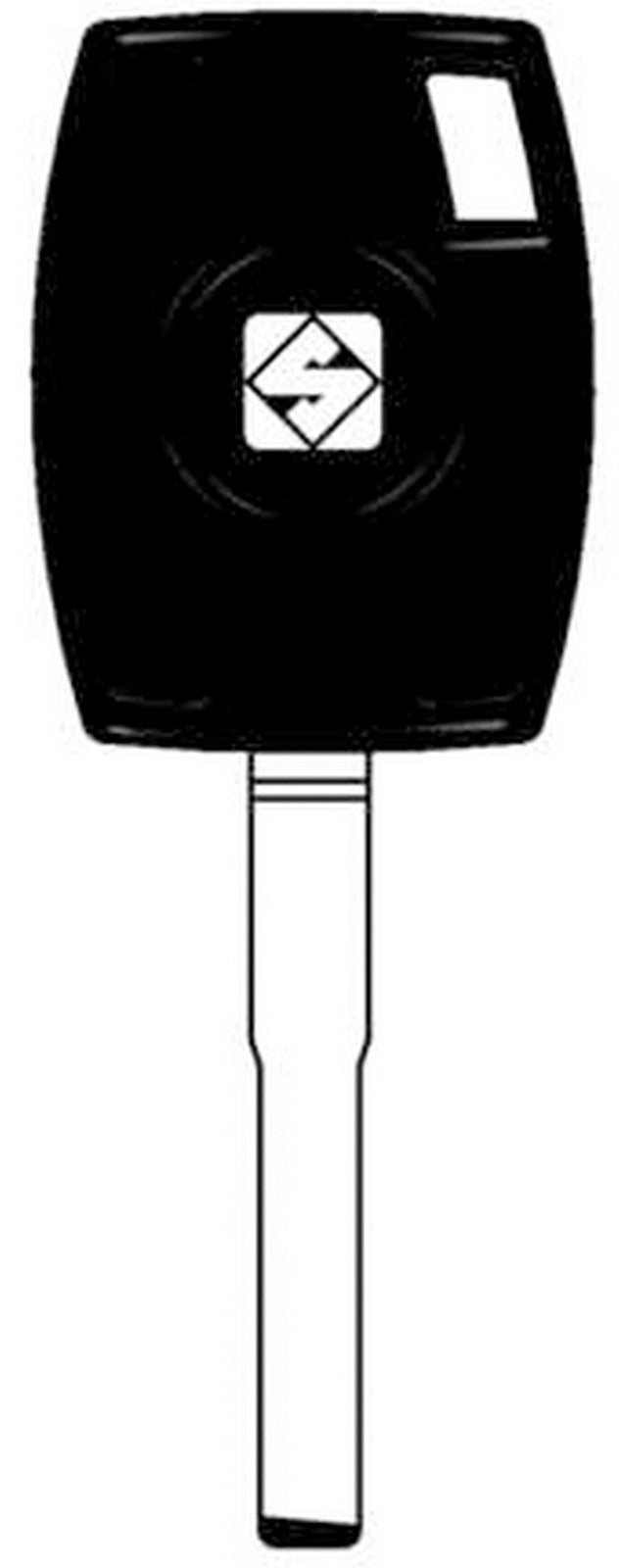 chiave transparente vuota silca hu101te gr.96 cod:ferx.17171