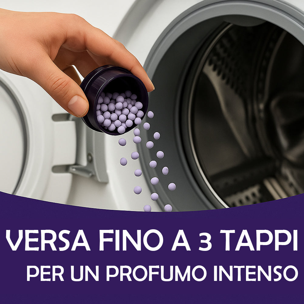 AIR FRESH Cristalli Profumati Lavanda per Lavatrice e Aspirapolvere 6 x 275 gr