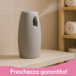 AIR FRESH Deomatic Set 6 x 250 ml Ricarica Spray Profumatore per Ambiente Rosa