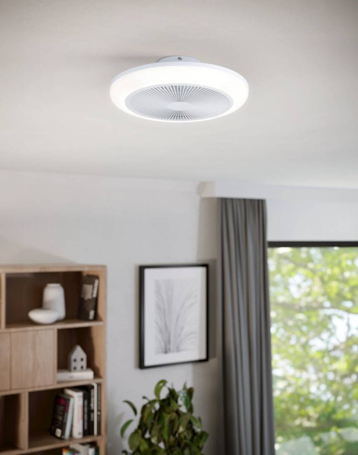 Applique con Ventilatore da Soffitto Sayulita 1  Cambio Colore Eglo