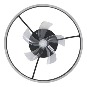 Plafoniera con Ventilatore Aperto Nero Marinella Eglo