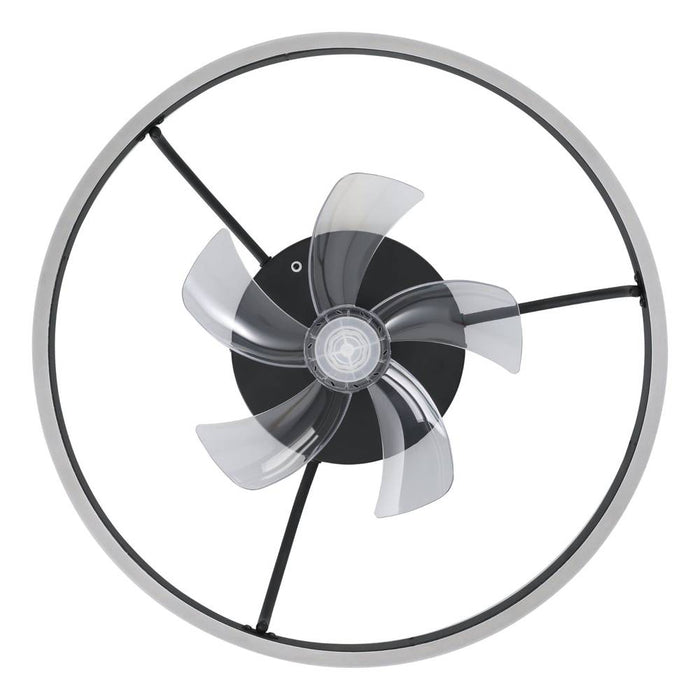 Plafoniera con Ventilatore Aperto Nero Marinella Eglo