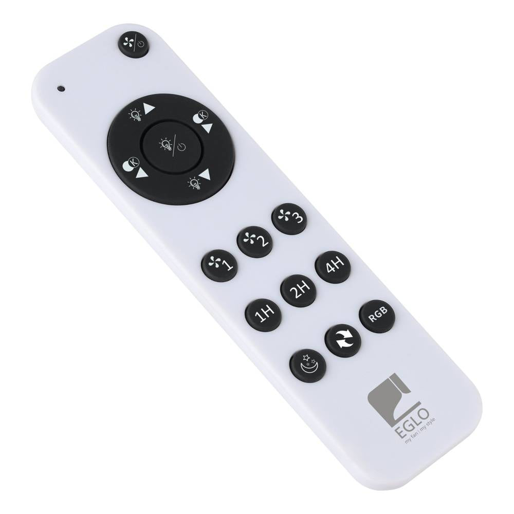 Plafoniera con Ventilatore Aperto Nero Marinella Eglo