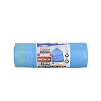 MAURY'S SET 160 SACCHI PER PATTUMIERA 55X65CM IN ROTOLI DA 40 PEZZI CIASCUNO AZZURRI