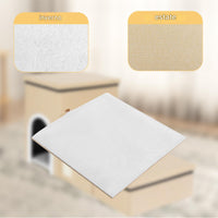 Scala per Animali 3in1 Pieghevole Contenitore, Cuccia per Cani Gatti Salvaspazio