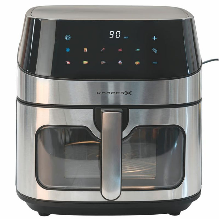 FRIGGITRICE AD ARIA DIGITALE XXL 9,2LT CAPACITÀ CESTELLO: 8 LITRI 10 PROGRAMMI DISPLAY DIGITALE TOUCH L.41,3 X P32,5  X H32,7 CM NERO