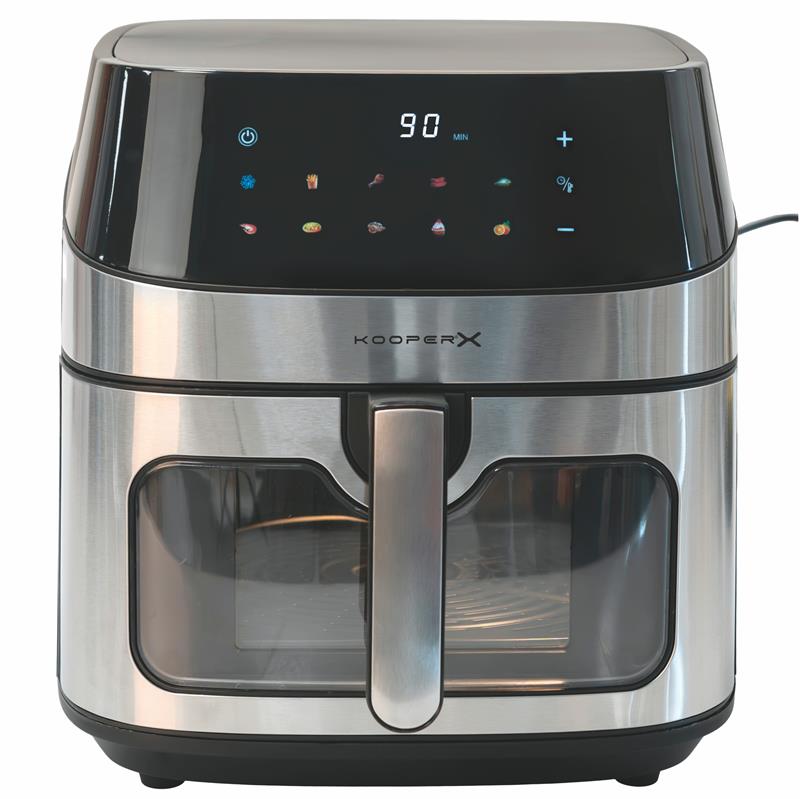 FRIGGITRICE AD ARIA DIGITALE XXL 9,2LT CAPACITÀ CESTELLO: 8 LITRI 10 PROGRAMMI DISPLAY DIGITALE TOUCH L.41,3 X P32,5  X H32,7 CM NERO