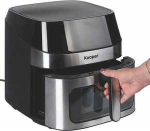 FRIGGITRICE AD ARIA DIGITALE XXL 9,2LT CAPACITÀ CESTELLO: 8 LITRI 10 PROGRAMMI DISPLAY DIGITALE TOUCH L.41,3 X P32,5  X H32,7 CM NERO