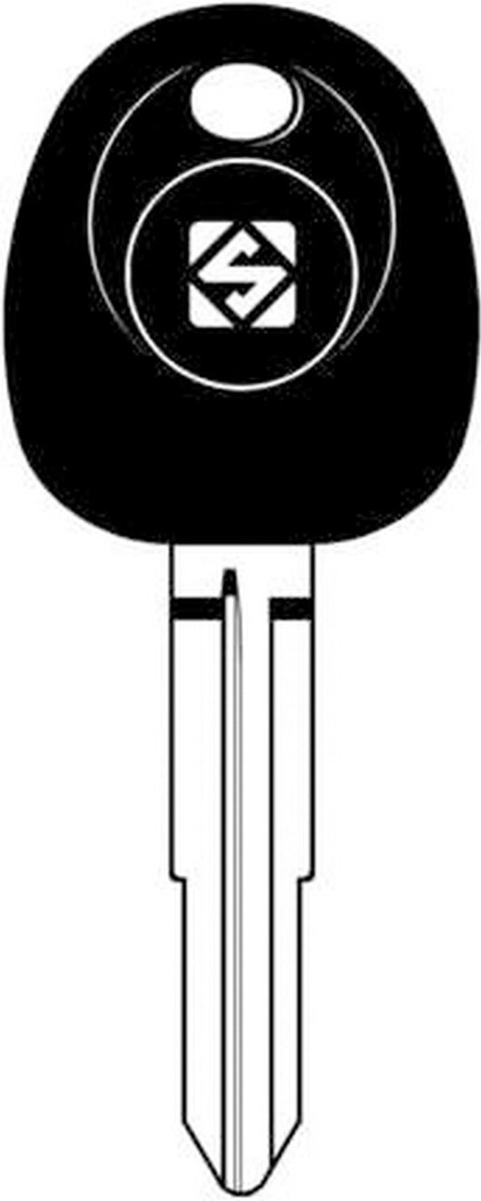 chiave transparente vuota silca hyn10te gr.96 cod:ferx.17173