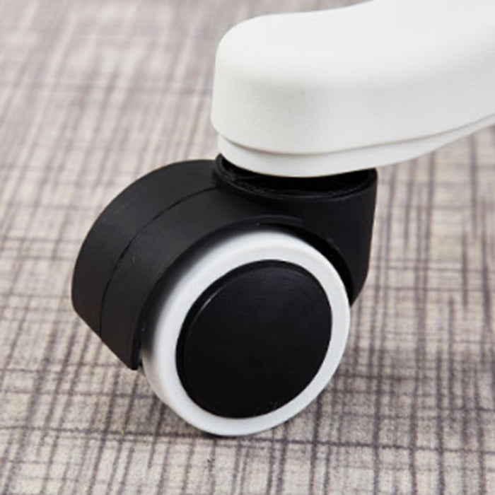 Sedia da Scrivania con ruote e Schienale trasparente Bronzo Poltrona da Ufficio