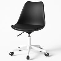 Sedia da Ufficio Full Nero Poltrona da Studio e Casa Ergonomica con Ruote