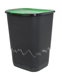 SET 3 PATTUMIERE DA 50 LT PER LA RACCOLTA DEI RIFIUTI CARTA, PLASTICA E VETRO 36 X 40 X 54H CM