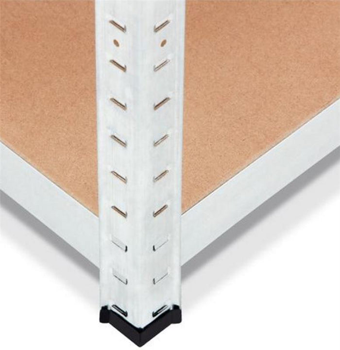 SCAFFALE IN MDF ZINCATO 4 RIPIANI 75 X 30 X H150 CM PORTATA MASSIMA 400 KG ADATTO COME MOBILE PORTA OGGETTI O SCAFFALE