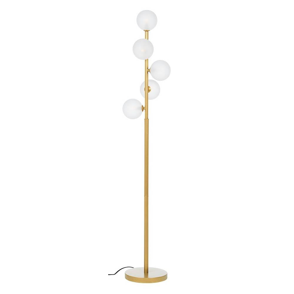 Piantana 5 Luci a Sfera Oro 156 cm Balls Bizzotto