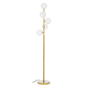 Piantana 5 Luci a Sfera Oro 156 cm Balls Bizzotto