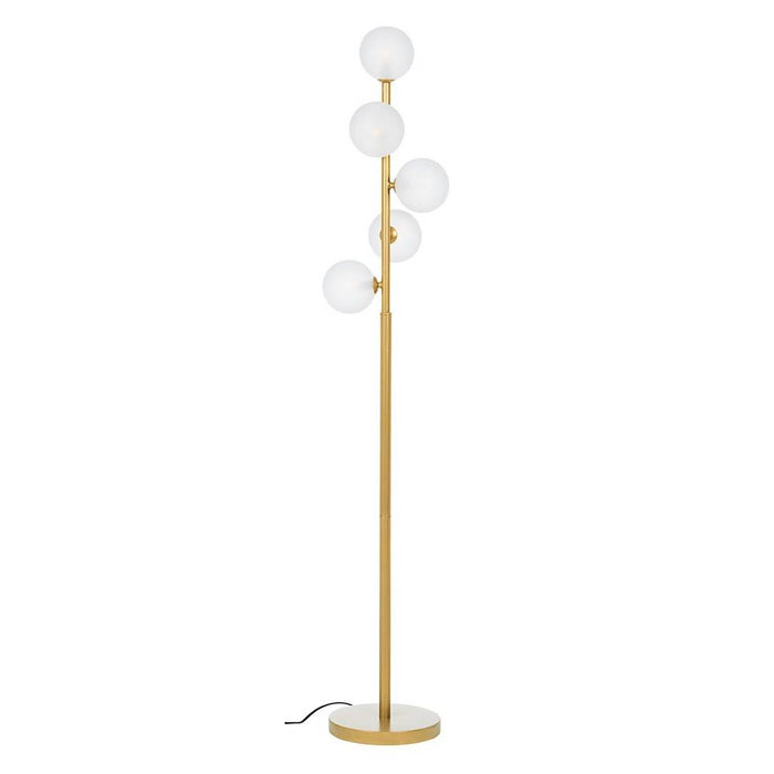 Piantana 5 Luci a Sfera Oro 156 cm Balls Bizzotto