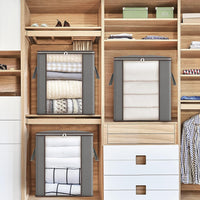 Set 4 Sacchetti Contenitori Extra Large 120L Manici Rinforzati Organizer Casa