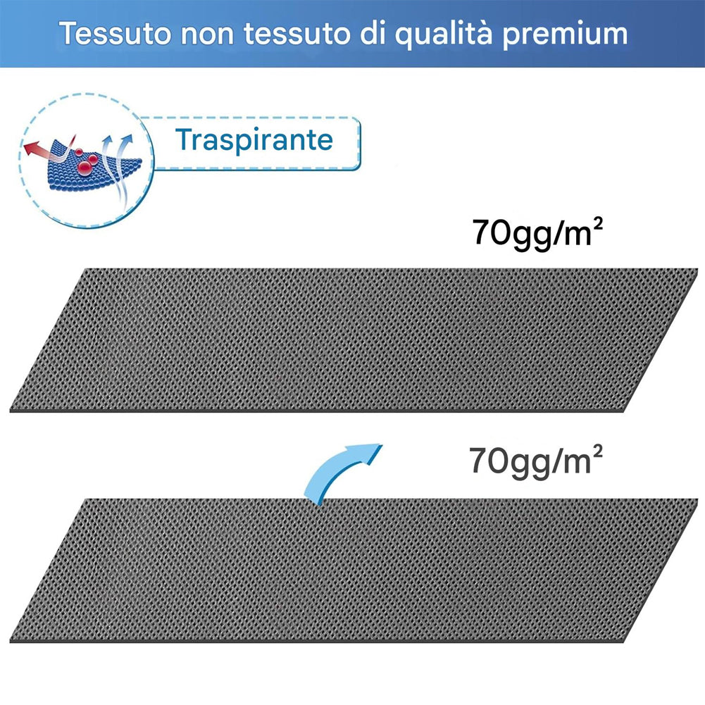 Set 4 Sacchetti Contenitori Extra Large 120L Manici Rinforzati Organizer Casa