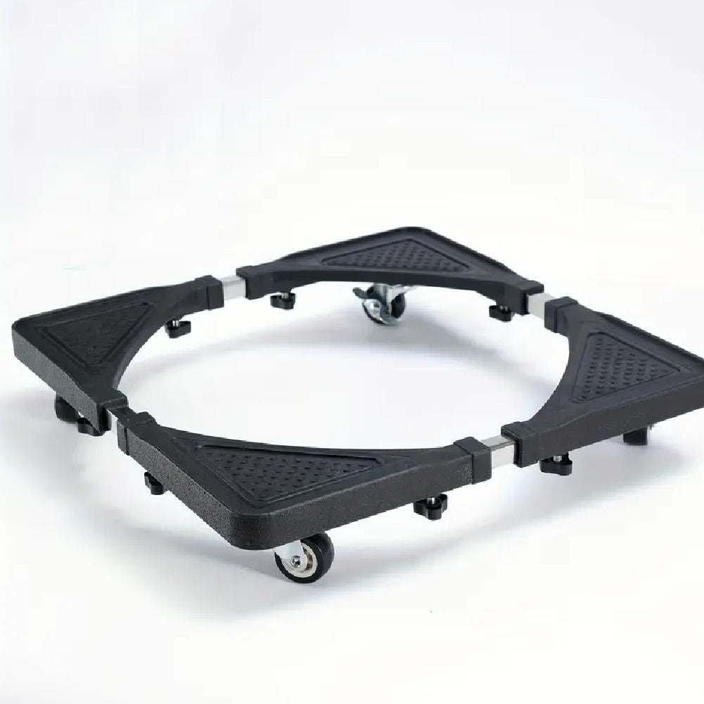 Base Supporto Regolabile per Lavatrice Lavastoviglie Elettrodomestici 4 Ruote