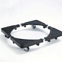 Base Supporto Regolabile per Lavatrice Lavastoviglie Elettrodomestici 4 Ruote