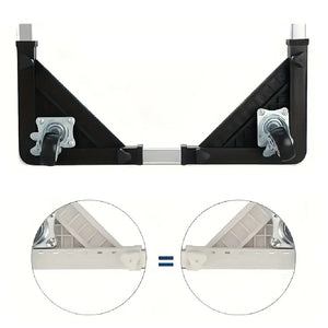 Base Supporto Regolabile per Lavatrice Lavastoviglie Elettrodomestici 4 Ruote