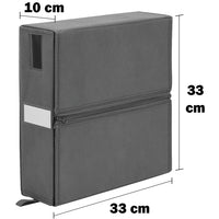 Set 3 Organizer Pieghevoli da Armadio 33x33x10 cm Contenitori Salvaspazio