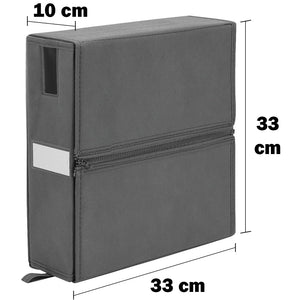 Set 3 Organizer Pieghevoli da Armadio 33x33x10 cm Contenitori Salvaspazio