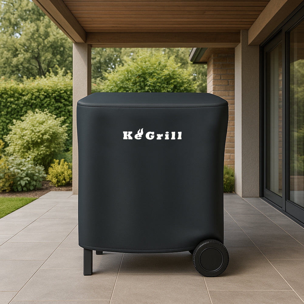 Copertura Impermeabile Barbecue Due Fuochi Protezione Cover Custodia Resistente