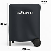 Copertura Impermeabile Barbecue Due Fuochi Protezione Cover Custodia Resistente