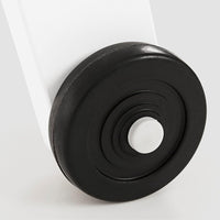 Lettino Prendisole Lounge con Ruote Sdraio da Giardino Bianco Resistente agli UV