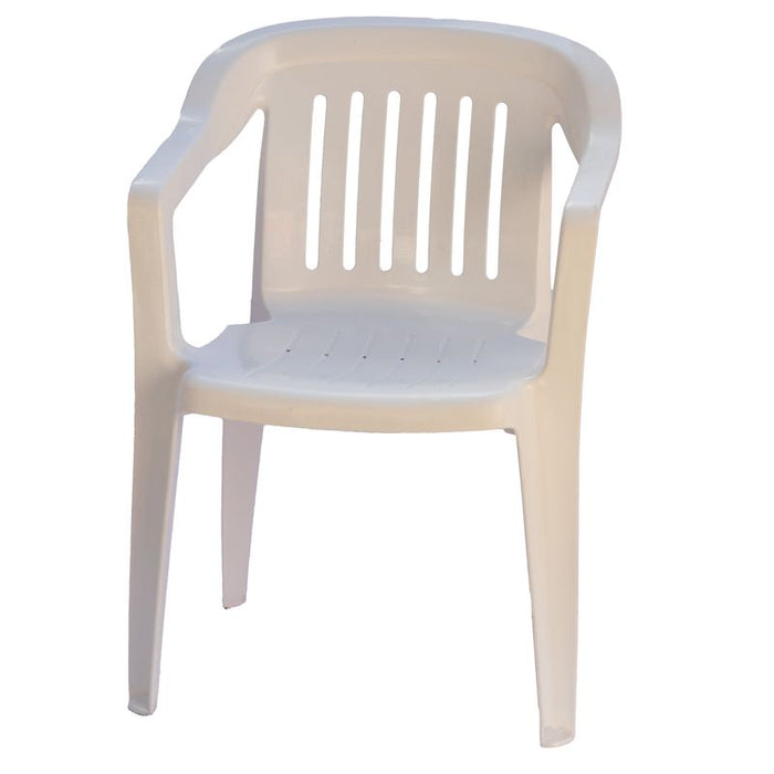 Set da 4 sedie Venezia da giardino in resina - Arredo Esterno Colore: Bianco