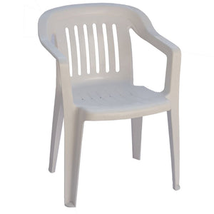 Set da 4 sedie Venezia da giardino in resina - Arredo Esterno Colore: Bianco