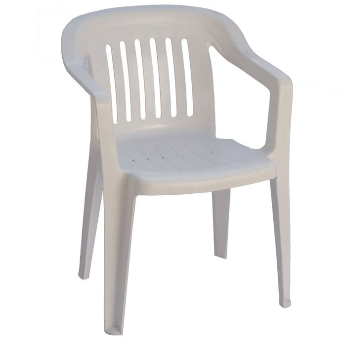 Set da 4 sedie Venezia da giardino in resina - Arredo Esterno Colore: Bianco