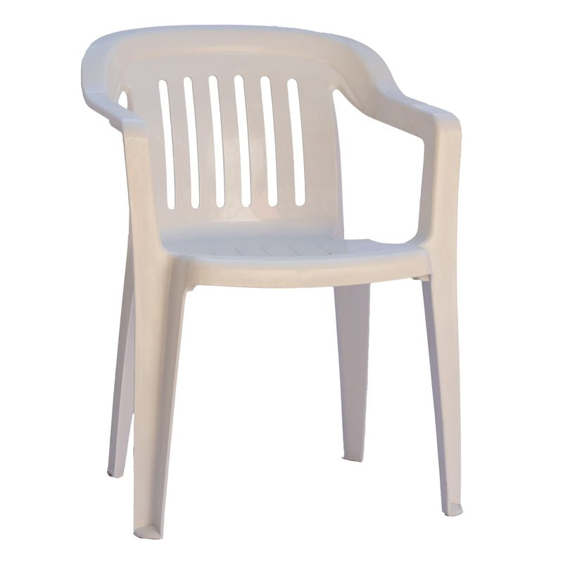 Set da 4 sedie Venezia da giardino in resina - Arredo Esterno Colore: Bianco