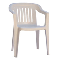 Set da 4 sedie Venezia da giardino in resina - Arredo Esterno Colore: Bianco