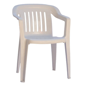 Set da 4 sedie Venezia da giardino in resina - Arredo Esterno Colore: Bianco