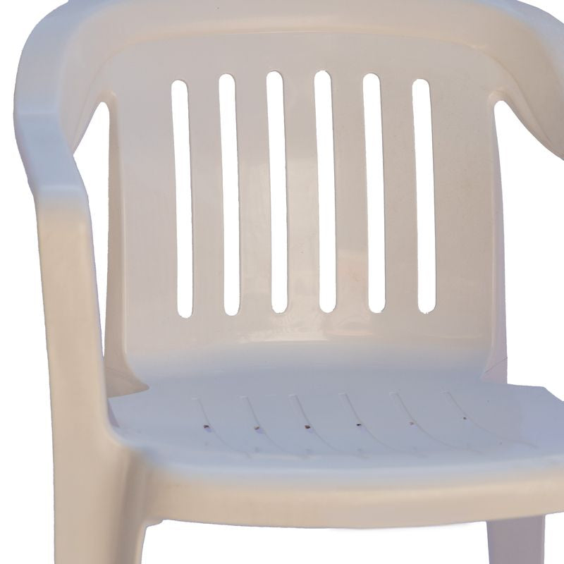 Set da 4 sedie Venezia da giardino in resina - Arredo Esterno Colore: Bianco