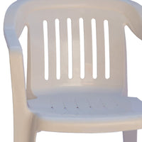 Set da 4 sedie Venezia da giardino in resina - Arredo Esterno Colore: Bianco