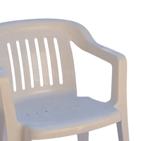 Set da 4 sedie Venezia da giardino in resina - Arredo Esterno Colore: Bianco