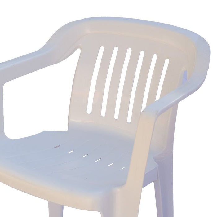 Set da 4 sedie Venezia da giardino in resina - Arredo Esterno Colore: Bianco