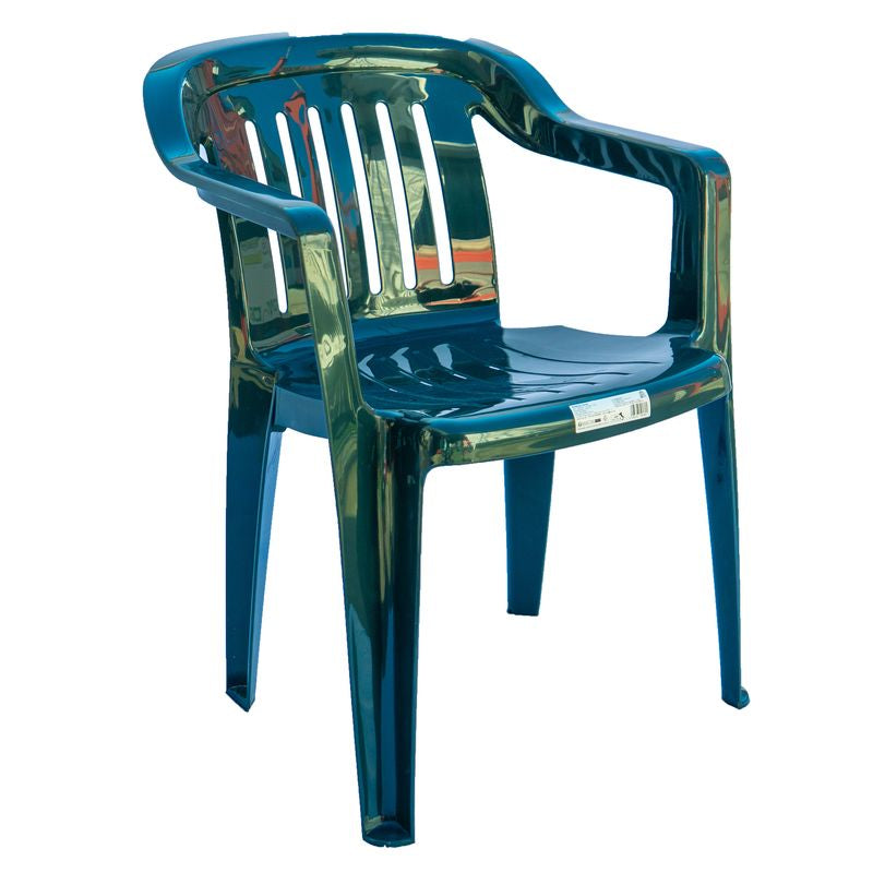 Set da 4 sedie Venezia da giardino in resina - Arredo Esterno Colore: Verde